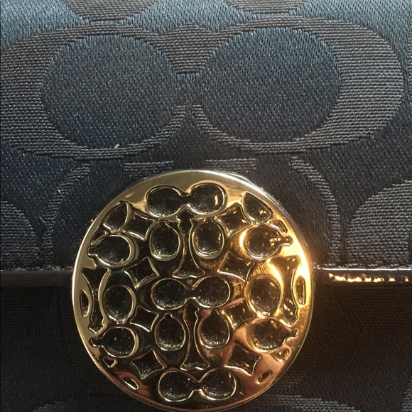 Blue coach handbag and wallet - Picture 10 of 13